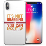 iPhone X Muhammed Ali Inspiring Quote TPU Gel Case - White - Mobile Madhouse