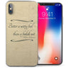 iPhone X Shakespeare Funny Quote TPU Gel Case - Yellow