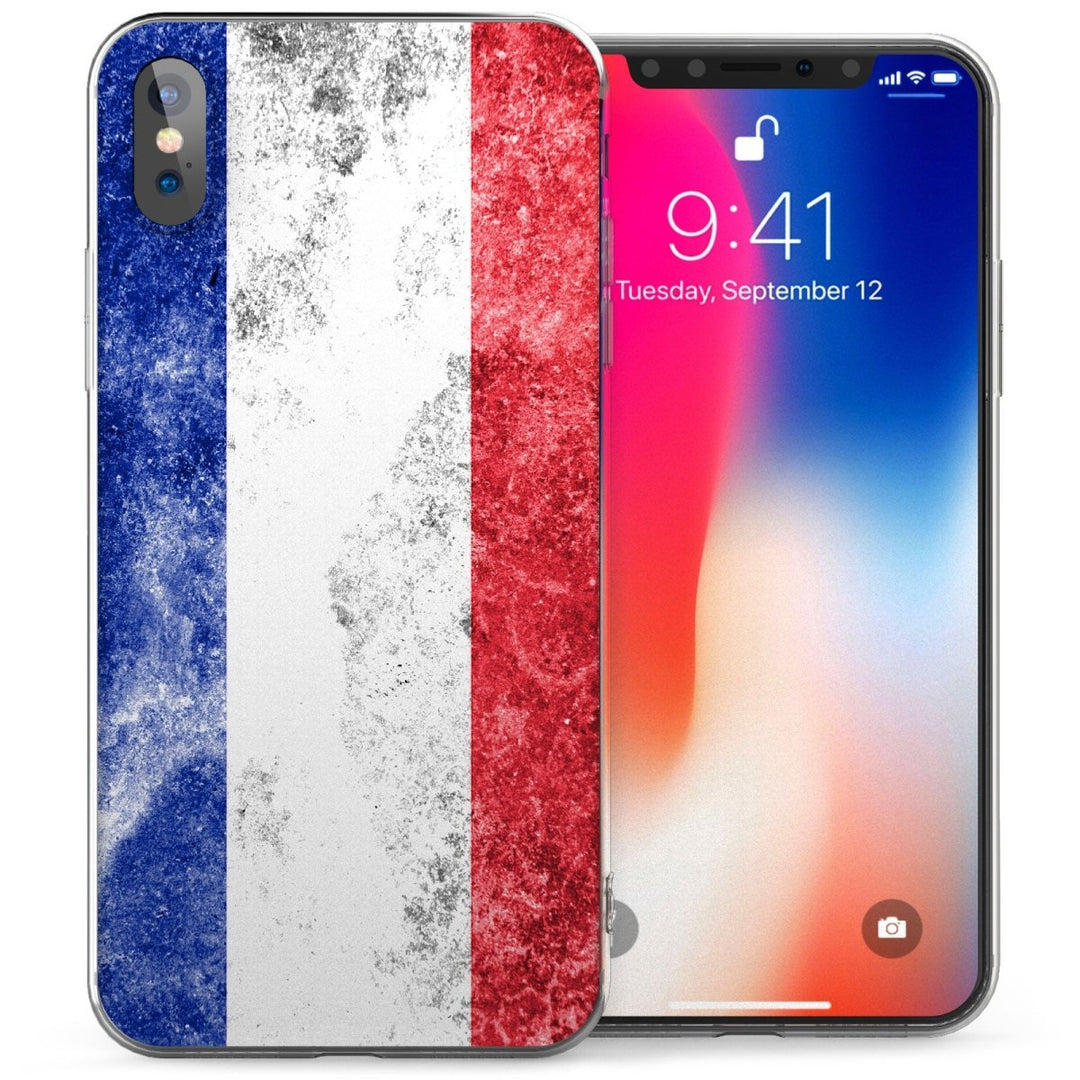 iPhone X Holland Retro Faded Flag TPU Gel Case - Mobile Madhouse