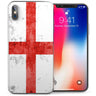iPhone X  England St Georges Cross Flag World Cup TPU Gel Case -