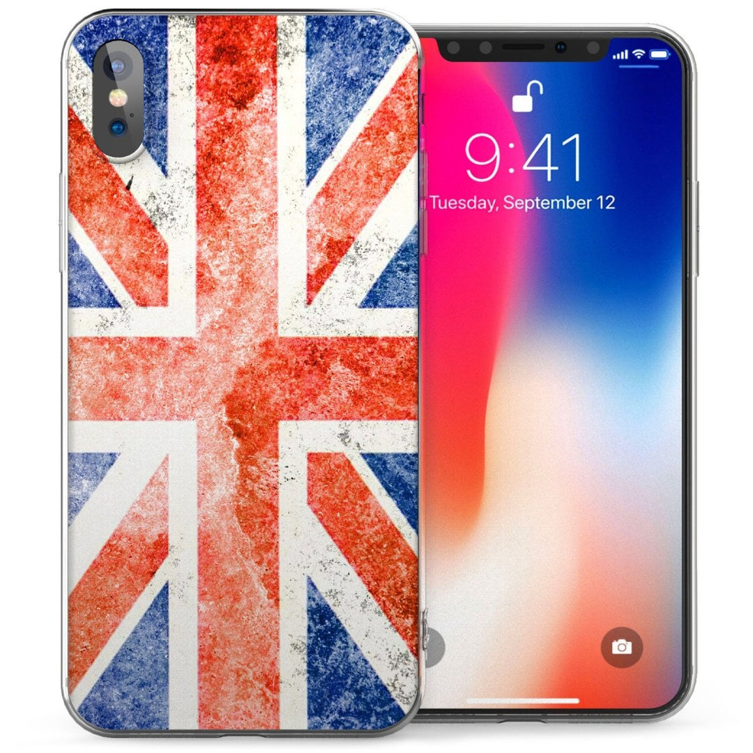 iPhone X England Union Jack Flag World Cup 2018 TPU Gel Case - Mobile Madhouse
