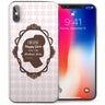 iPhone X Audrey Hepburn Happy Girls Quote TPU Gel Case