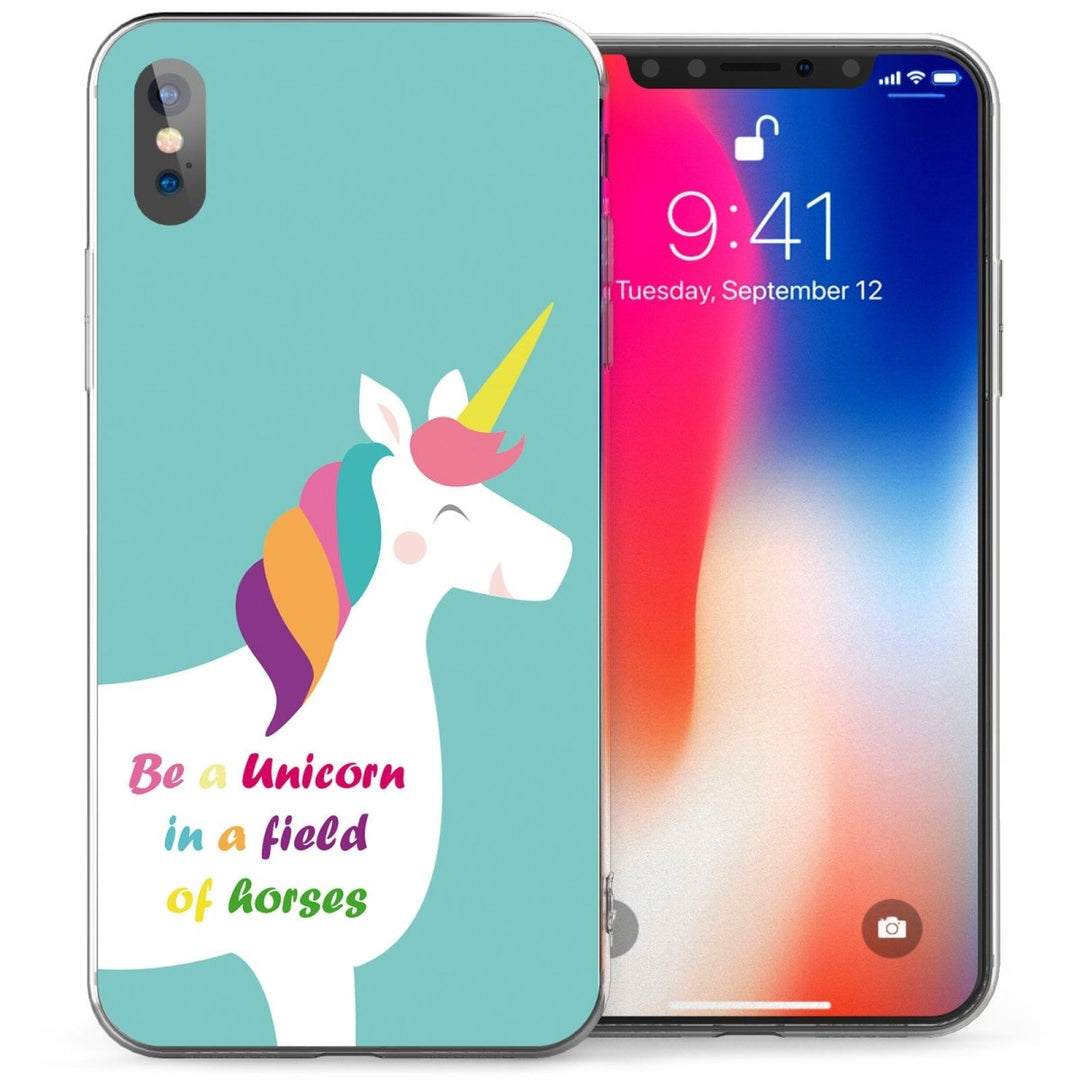 iPhone X Be a Unicorn TPU Gel Case - Mobile Madhouse