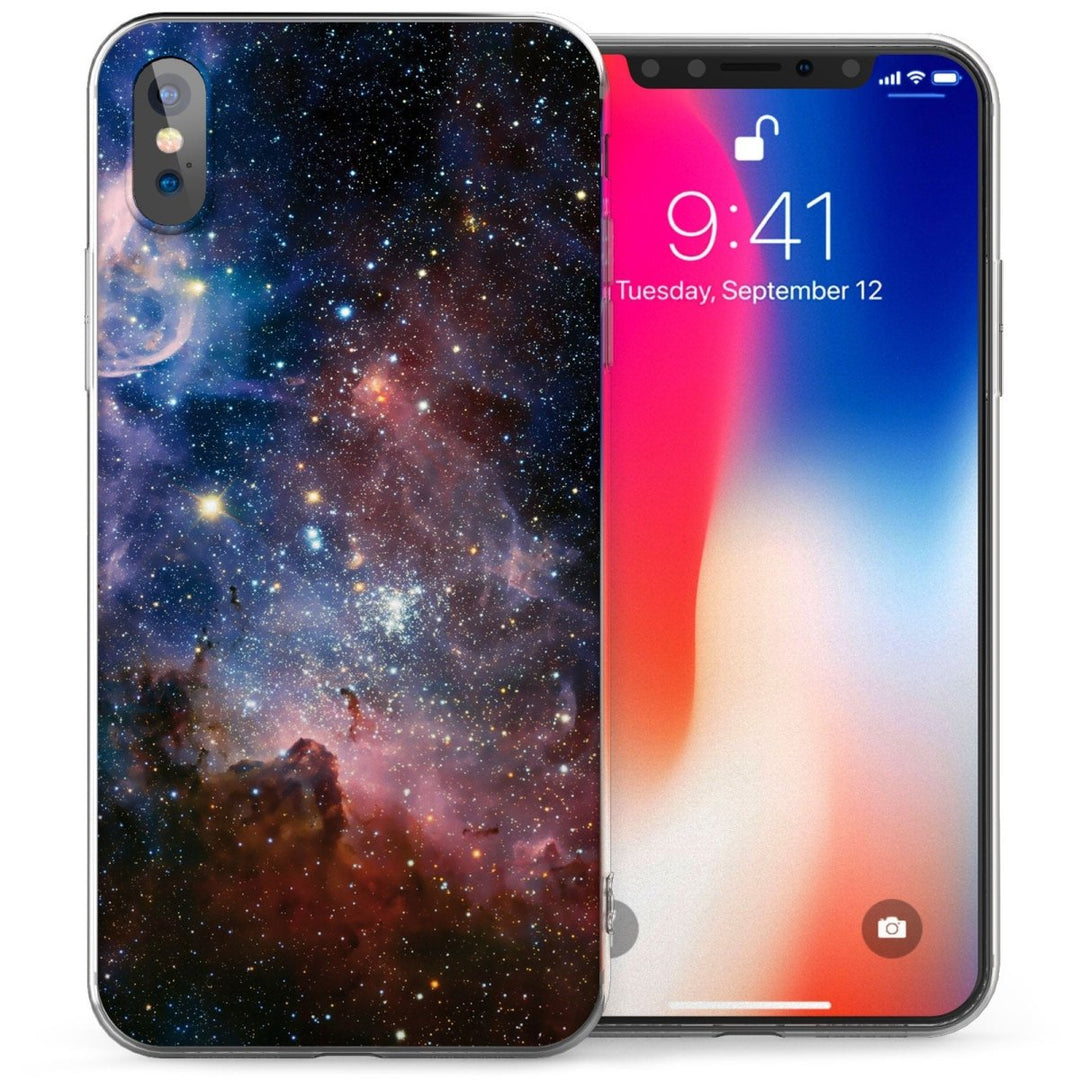 iPhone X Constellations Space TPU Gel Case - Mobile Madhouse