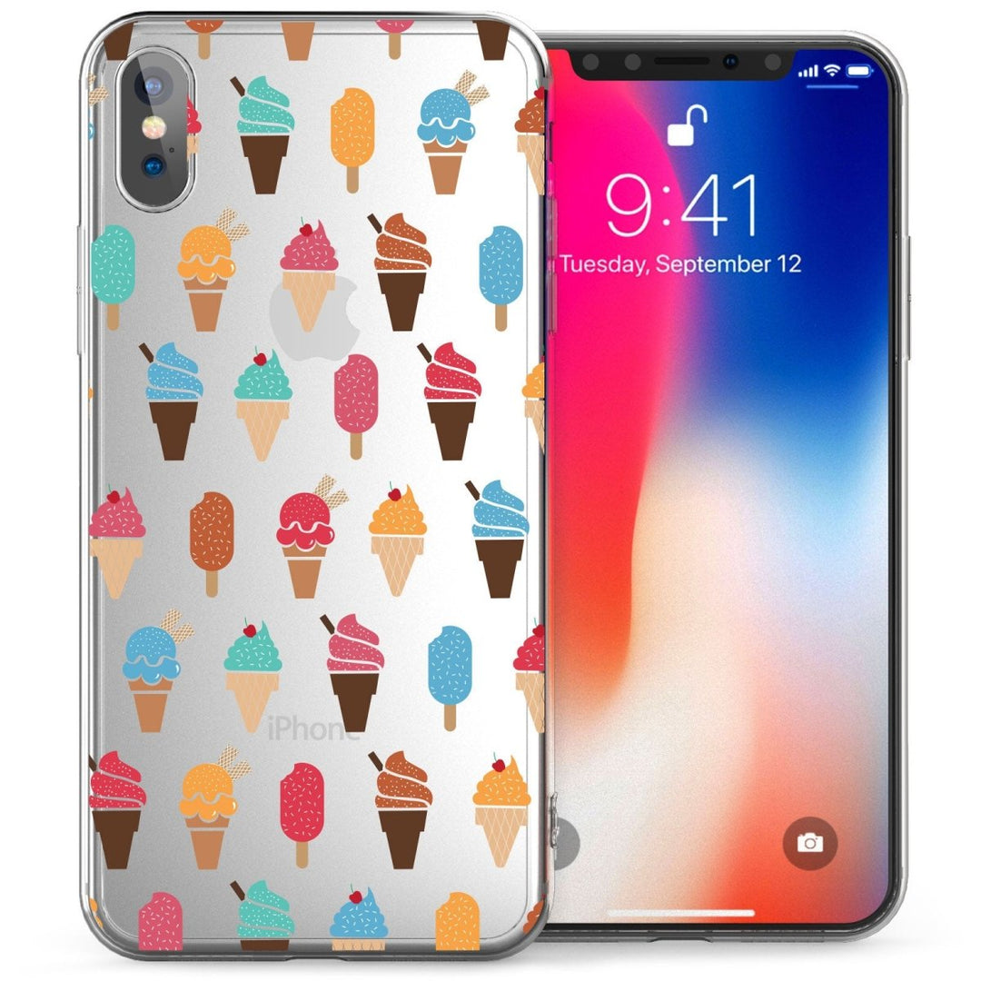 iPhone X Tiny Ice Creams TPU Gel Case - Mobile Madhouse