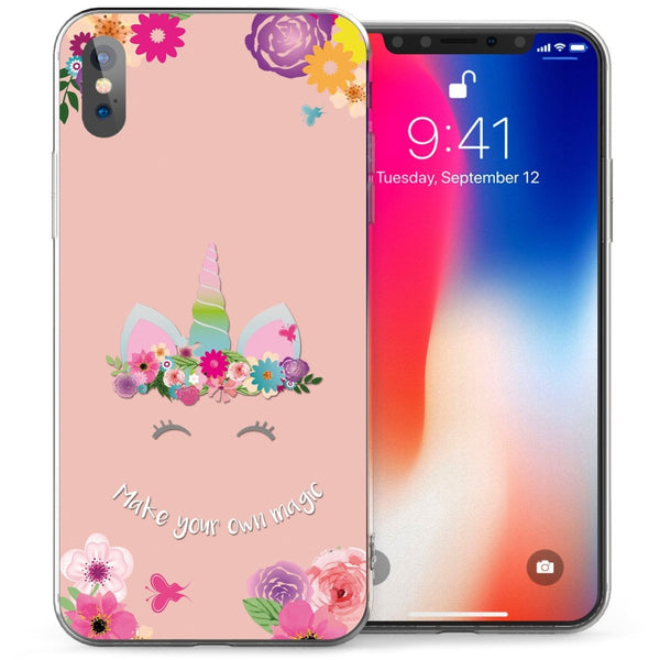 iPhone X Unicorn Make Your Own Magic TPU Gel Case - Mobile Madhouse