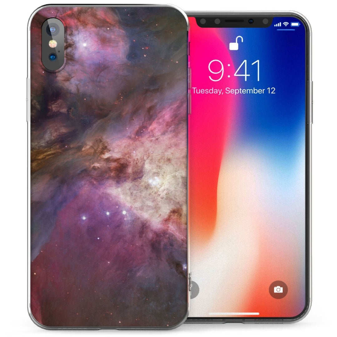 iPhone X Cosmic Clouds TPU Gel Case - Purple - Mobile Madhouse