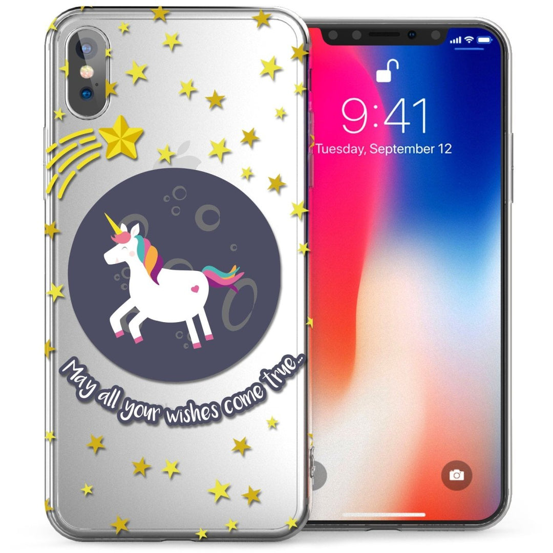 iPhone X May All Your Wishes Come True Quote TPU Gel Case - Mobile Madhouse