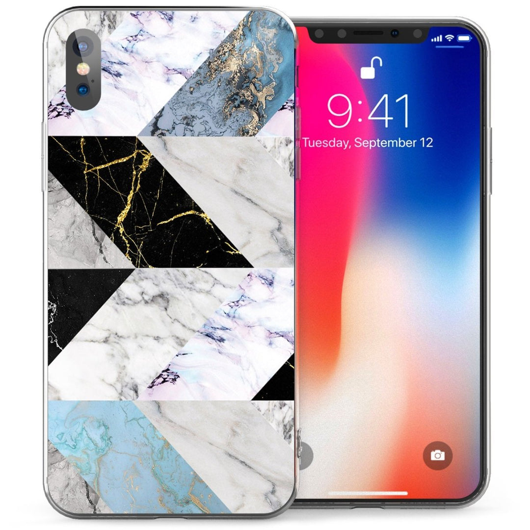 iPhone X Marble Slices TPU Gel Case - Mobile Madhouse