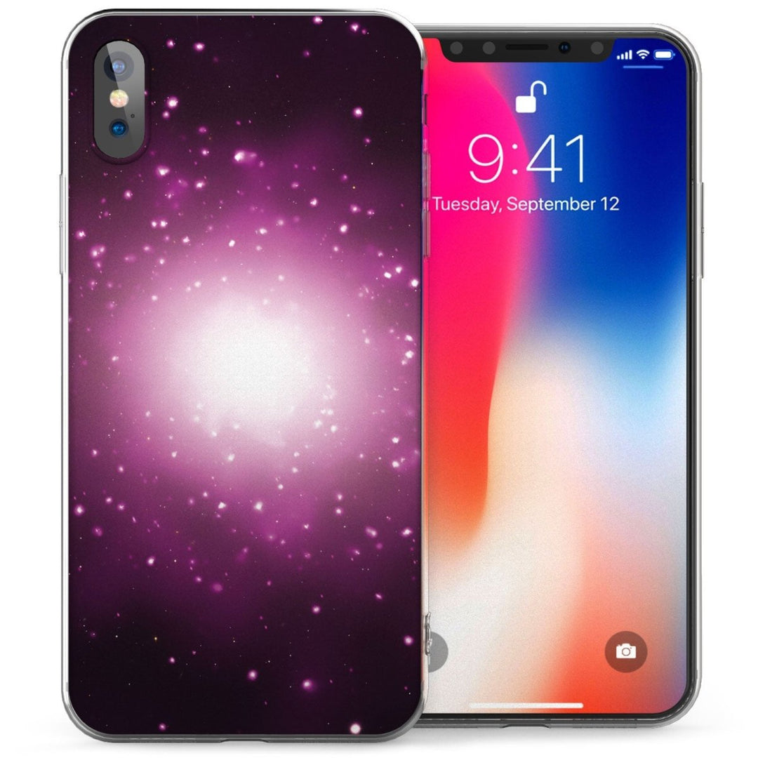 iPhone X Shining Star TPU Gel Case - Purple - Mobile Madhouse