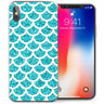 iPhone X Scales Mosaic TPU Gel Case - Blue
