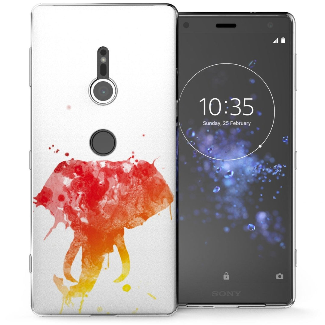 Sony Xperia XZ2 Elephant Splash TPU Gel Case - Mobile Madhouse