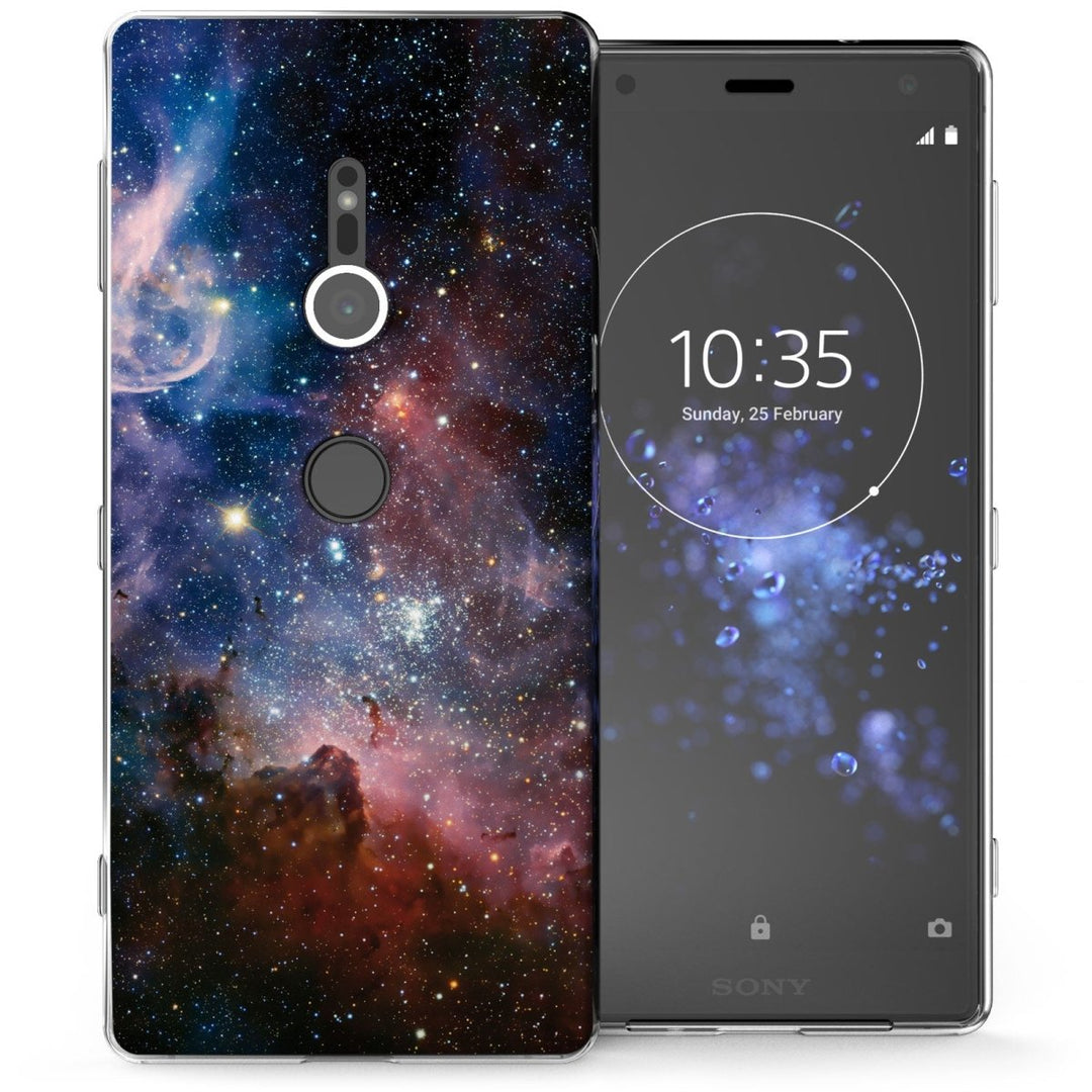 Sony Xperia XZ2 Blue Constellation TPU Gel Case - Mobile Madhouse