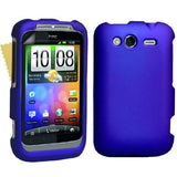Yousave Accessories HTC Wildfire S Hybrid Case - Blue - Mobile Madhouse