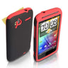 Yousave Accessories HTC Sensation Dual Combo Case - Red / Black