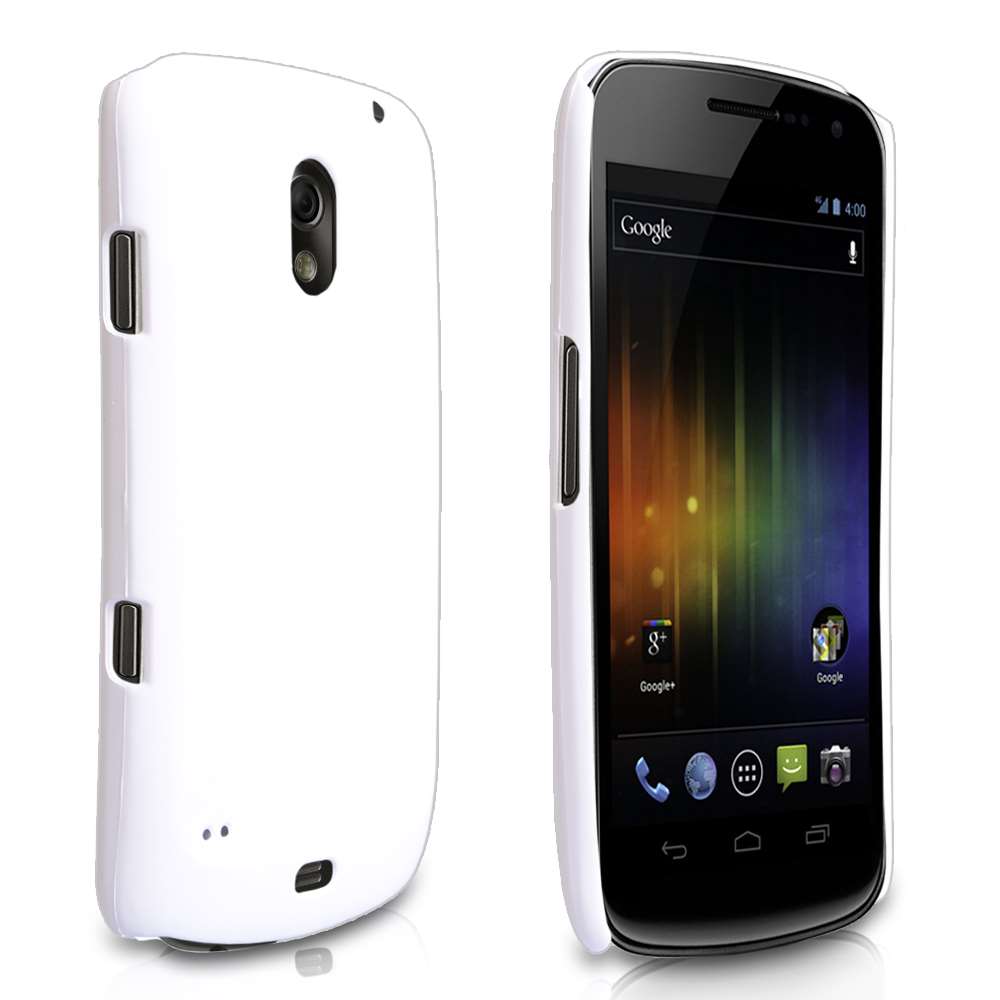Yousave Accessories Samsung Galaxy Nexus Hybrid Case - White - Mobile Madhouse